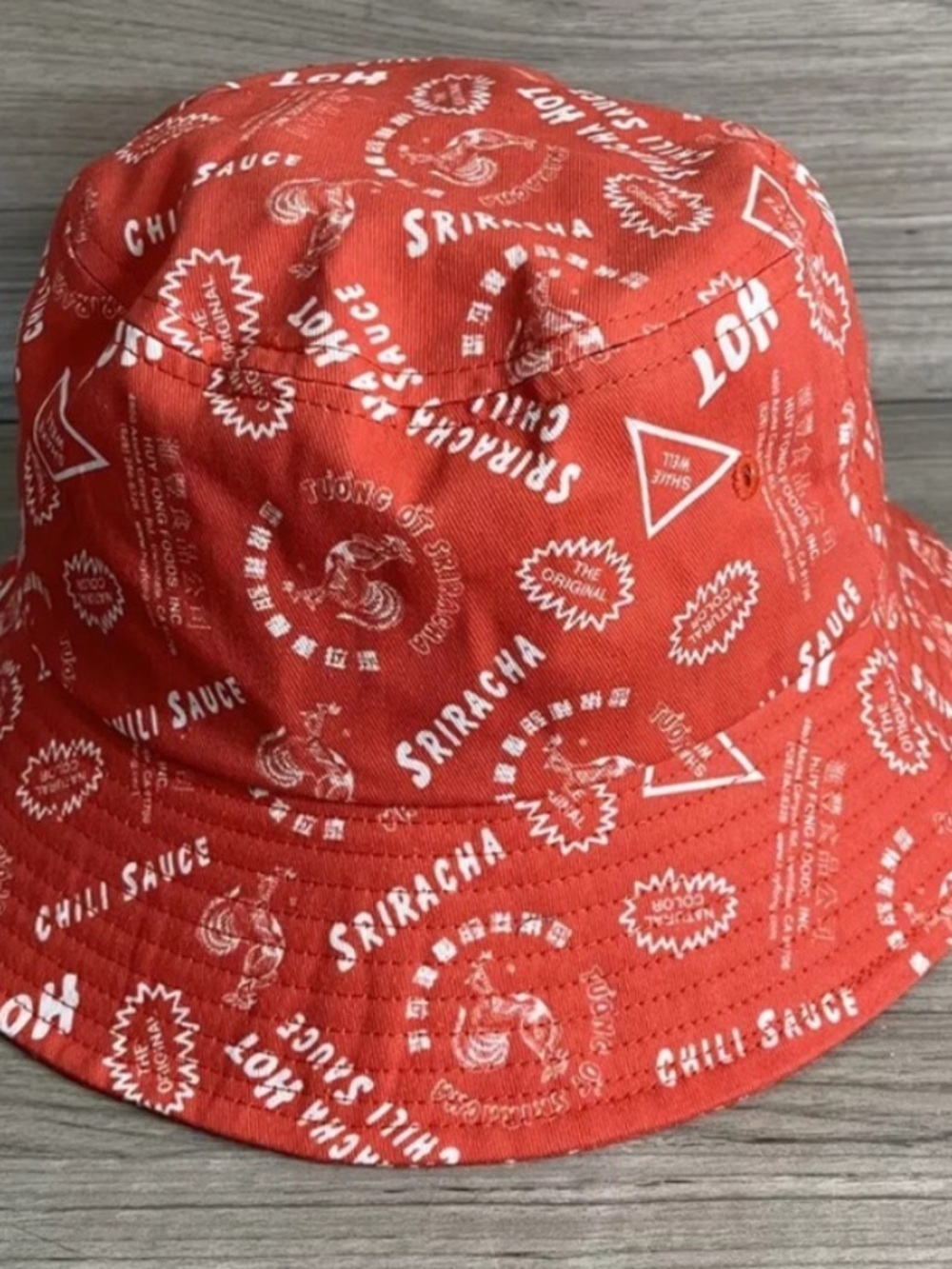 Authentic Sriracha Brand Printed Bucket Hat
